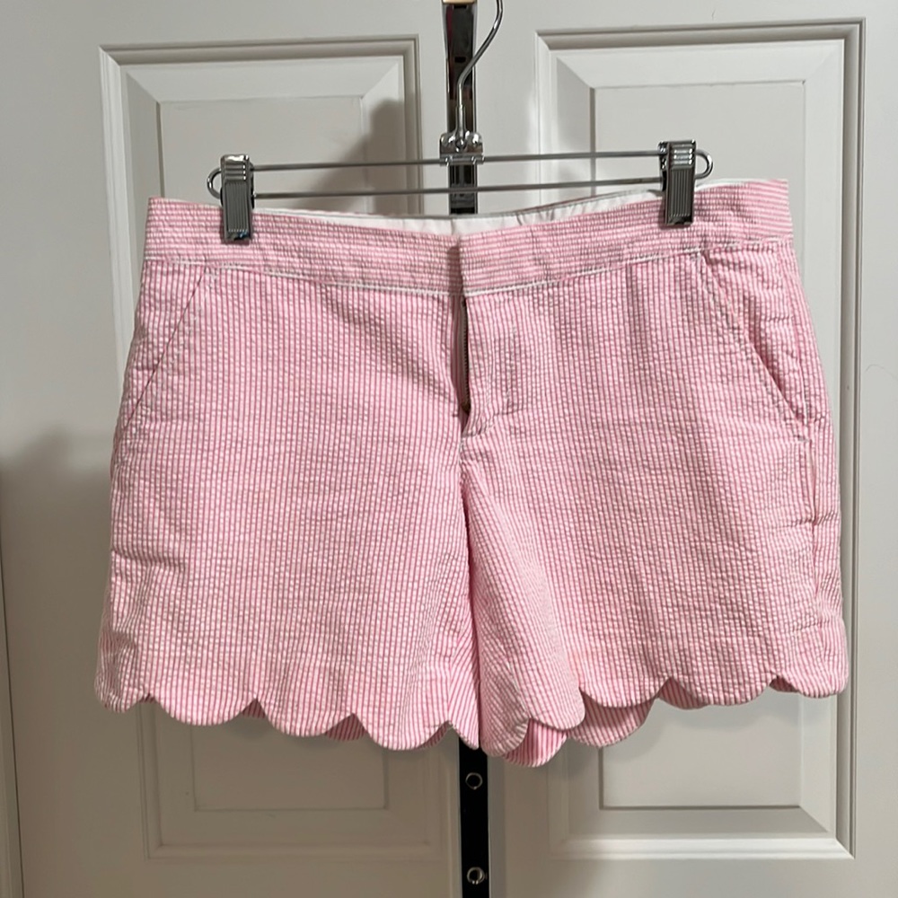 Lilly  Pulitzer, Buttercup short. Size 2, pink and white stripe